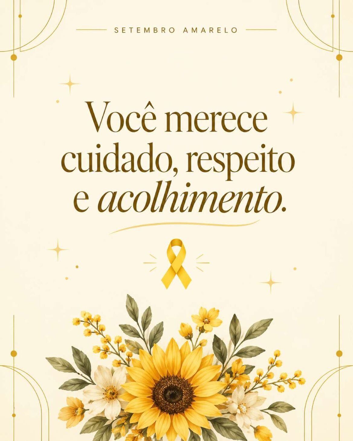 cartões Setembro Amarelo para imprimir para alfabetização página 1